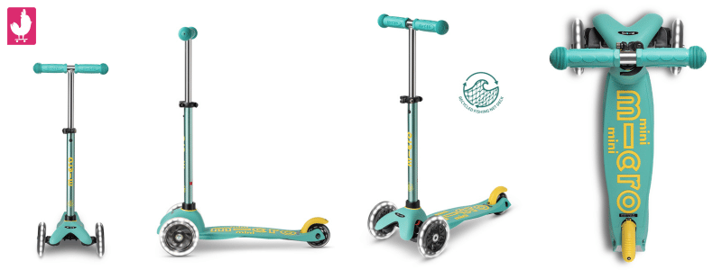 Trottinette Mini Micro Deluxe Éco Vert ou Mint